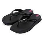 Atemporal Flatform Kadın Parmak Arası Terlik Siyah 35/42