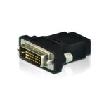 Aten 2A-127G Dvi-D 24 + 1 to Hdmi Erkek-Dişi Siyah Dönüştürücü Adaptör
