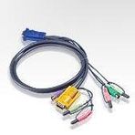 Aten 2L-5305P 5 mt PS/2 Klavye Mouse Monitör Vga Kvm Switch Kablosu