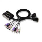 Aten CS682AT Petite 2 Port DVI Cable KVMP Switch