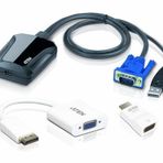 Aten CV211CP Laptop USB To VGA HDMI Display Port Konsol Adaptörü Kiti