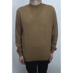 Ateş Fistan Store Erkek Düz Klasik Kesim Rahat Kalıp Yarım Balıkçı Yaka Kışlık Yünlü Kazak - Camel - 2XL