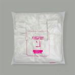 Ateş Plastik Hdpe Atlet Poşet Mini Boy 600 gr 22 x 37 cm 1 Paket 220 Adet