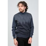 Ateş Triko 6091804 İndigo Erkek Kazak