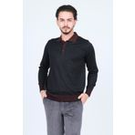 Ateş Triko 6091903 Siyah Erkek Kazak