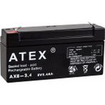 Atex 4887 AX6-3.4 6 V 3.4 Amper Yatık Akü