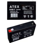 Atex 6 Volt - 7 Amper Akü (150 x 50 x 94 Mm) 663056