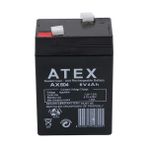 Atex 6V4AH/20HR Atex Valve Regulated Rechargeable Battary - 6 Volt 4 Amper Akü Şarj Edilebilir.