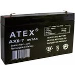 Atex Akü 6V 7A (15X9.2X3.3CM) Atex