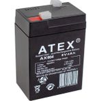 Atex AX-604 6 V 4 Amper 70x48x101 mm Işıldak Aküsü