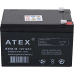 Atex AX12-12 12V 12AH Bakımsız Kuru Akü