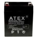 Atex AX12-4.2 12V 4.2A 90x70x101 mm Kuru Akü