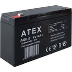 Atex Ax6-12 6 Volt - 12 Amper Kuru Akülü Oyuncak Araba Aküsü Bakımsız (150 x 50 x 94 Mm) 663057