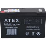 Atex Ax6-12 6V 12AH Akü Midastech