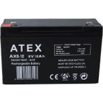 Atex Ax6-12 6V 12AH Bakımsız Kuru Akü