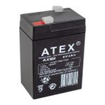 Atex AX604 4 A 6V Kalın Akü