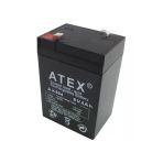 Atex Şarjlı Kuru Akü 6V 4Ah - Bakımsız Yedek Güç Kaynağı (10.5x7x4.5 cm)