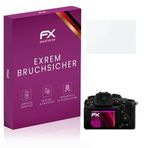 atFoliX Panasonic Lumix GH6 kırılmaz cam folyo ile uyumlu cam folyo, 9H hibrit cam FX koruyucu panzer folyo