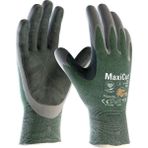 Atg Maxicut Oil 34-450LP Deri Takviyeli Iş Eldiveni Gri Yeşil C Kesilme Dirençli No 10 - Gri - Yeşil