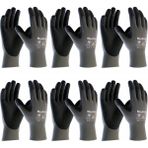 Atg Maxifoam® 34-900 Iş Eldiveni Large No:9 6 Çift - Siyah