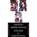 Athica Yayınları Kahramanların Oyunu 1-2-3 Manga Seti (3 Kitap) / Heroines Game / Anime-Manga Sticker ve Kartpostal Hediye