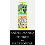 Athica Yayınları Katiller Tatilde 1-2 Manga Seti (2 Kitap) / Renkli / Anime-Manga Sticker ve Kartpostal Hediye
