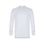 Athletic Sportswear Çocuk Uzun Kollu Tişört Koşu Üst Futbol Spor Salonu Spor Aktif Fitness Tişörtü, beyaz, 9-10 Years