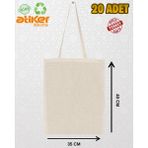 Atiker Dokuma Ham Bez Çanta Çok Amaçlı 35X40CM 20 Adet