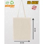 Atiker Dokuma Ham Bez Çanta Çok Amaçlı 35X40CM 50 Adet
