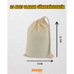 Atiker Dokuma Ham Bez Kese Çok Amaçlı 9X11CM 20 Adet