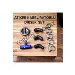 Atiker Karbüratörlü Regülatör Dirsek Set + Ayar Vanası