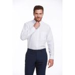 Atilla Özer Advante Büyük Beden Uzun Kol Klasik Erkek GÖMLEK-7210 - Beyaz - 3XL