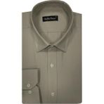 Atilla Özer Uzun Kol Slim Fit Erkek GÖMLEK-6849 - 2XL - Bej