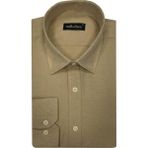Atilla Özer Uzun Kol Slim Fit Erkek GÖMLEK-6850 - 3XL - Krem