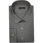 Atilla Özer Uzun Kol Slim Fit Erkek GÖMLEK-6854 - Füme