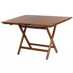Atina Katlanabilir Ahşap Bahçe Balkon Masası - 80x120