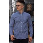 Atk Giyim Atkgiyim Erkek Slim Fit Çizgili Interlok Pamuklu Gömlek - 6 Renk Seçeneği Lacivert Beyaz Beyaz Lacivert Beyaz Siyah Mavi Beyaz - Lacivert - Açık Gri - Beyaz - XL