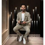 Atk Giyim Erkek Slim Fit Spor Takım Elbise - Jogger Pantolon & Ceket Kombin - 5 Renk Seçeneği - Krem - XS
