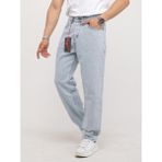 Atk Giyim Sokak Modası Comfort Fit Erkek Jean Pantolon | Yüksek Bel Rahat Kalıp Denim Koleksiyonu - Buz - Beyaz - 32