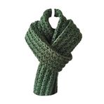 Atkı El Örgüsü Yünlü Unisex Mora Knit
