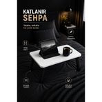 Atlanta Home Luna Katlanır Laptop Sehpası Yatak ve Koltuk Sehpası Seyyar Kahvaltı Masası