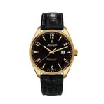 Atlantic 51752.45.65G Siyah Deri Erkek Kol Saati
