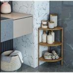 Atlantik Çam 3 Katlı Çok Amaçlı Mutfak & Salon Rafı - Organizer Ünite 65Cm
