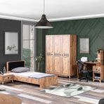 Atlantik Genç Odası - 3 Kapılı Dolap, Karyola, Komodin, Masa
