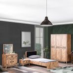 Atlantik Genç Odası - 3 Kapılı Dolap, Karyola, Komodin, Şifonyer