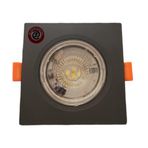 ATLANTİS 6 WATT 6W COB LED SPOT SİYAH KASA KARE BEYAZ IŞIK