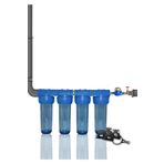 Atlantis Daire Bina Girişi 10 inch 4 Aşama Su Arıtma Yumuşatma Cihazı(AĞIR KİREÇ ÖNLEYİCİ SİSTEMİ)