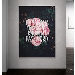 Atlantis Tablo Kbr238 My Password Kanvas Tablo, 40x55 cm