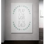 Atlantis Tablo Kbr255 Work Of The Child Kanvas Tablo, 30x50 cm
