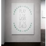 Atlantis Tablo Kbr255 Work Of The Child Kanvas Tablo, 45x75 cm